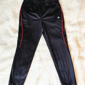 NWOT Boys Tek Gear Black Red Striped Joggers